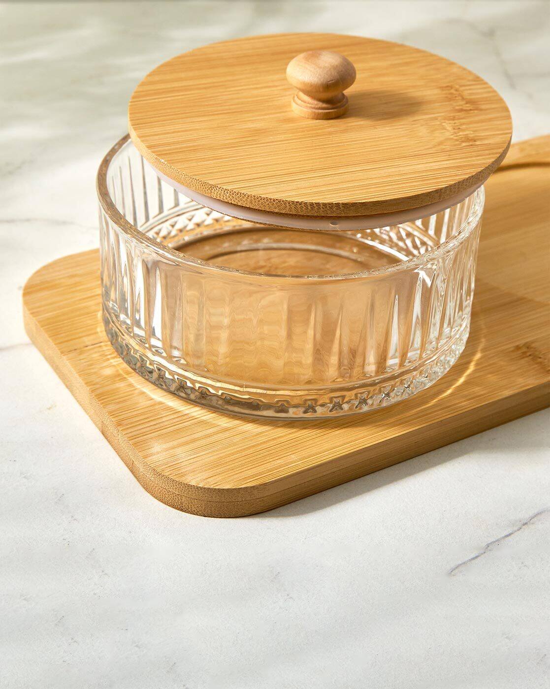Drinkware Co 3 PC JAR IN TRAY SET
