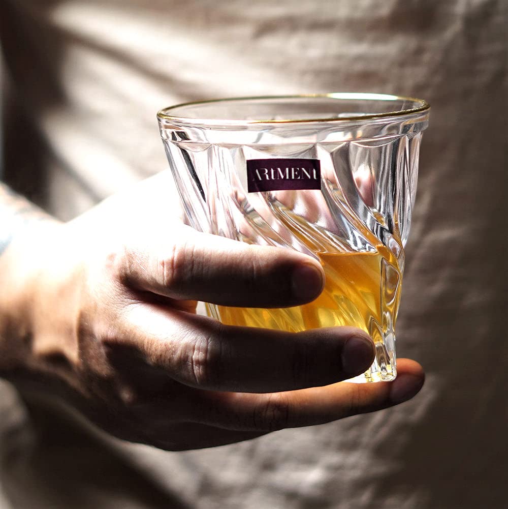 Drinkware Co 6 PC PREMIUM WHISKY GLASS 340 ML