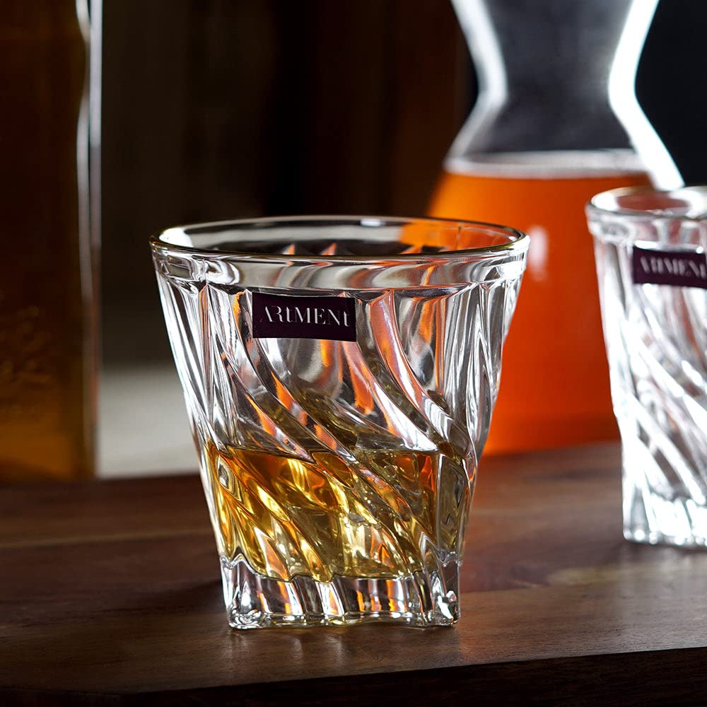 Drinkware Co 6 PC PREMIUM WHISKY GLASS 340 ML