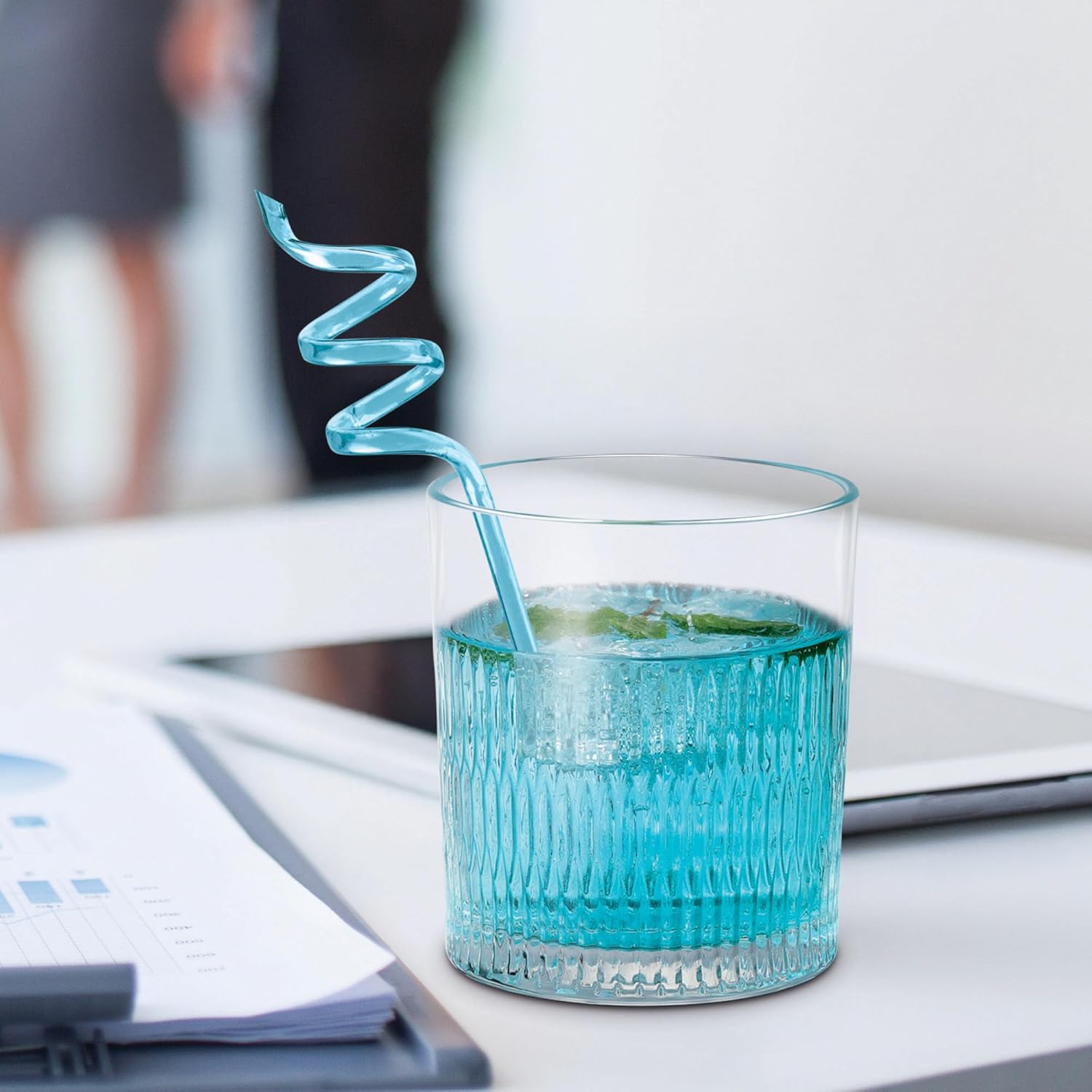 Drinkware Co Juice Tumbler I Premium Glass