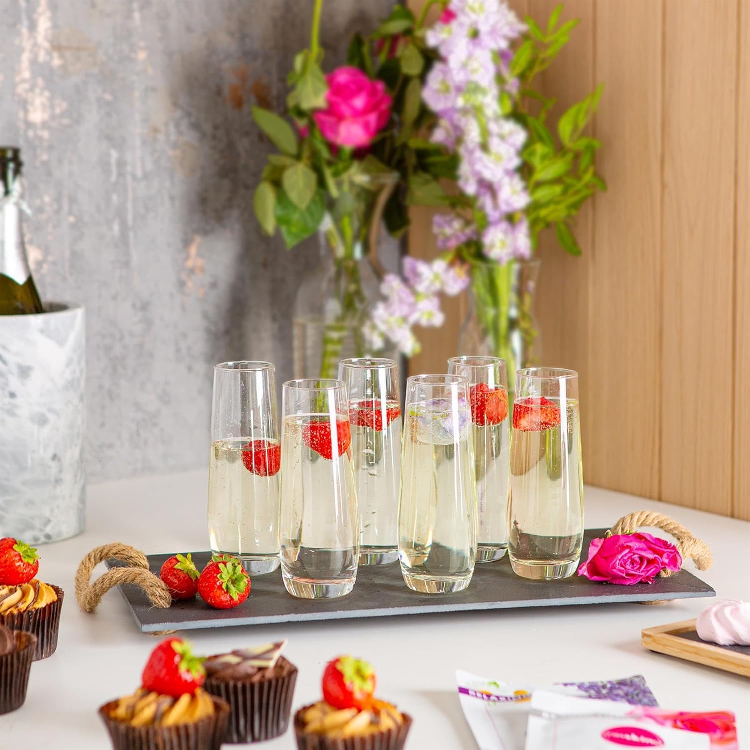 Drinkware Co 6 Pcs 245 Ml Water Glass