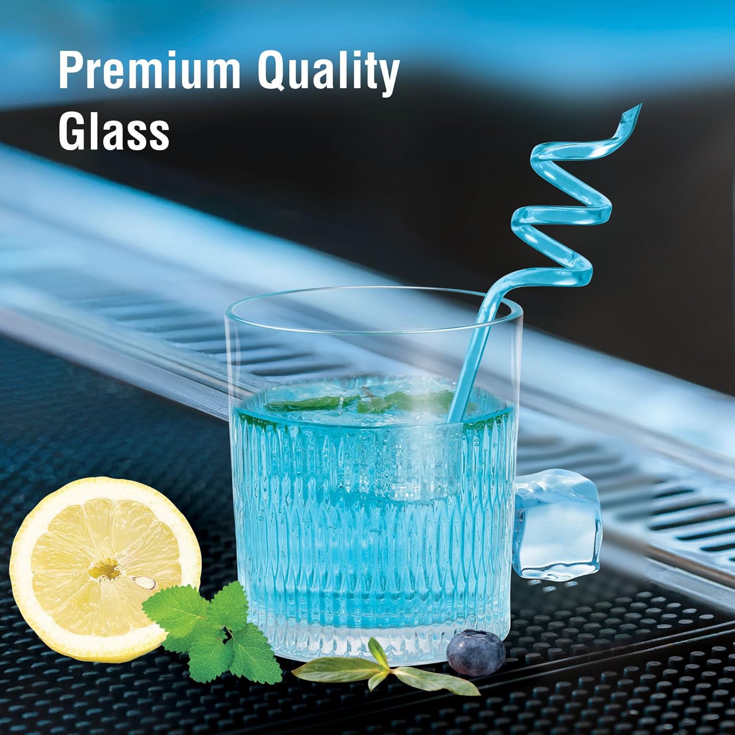 Drinkware Co Juice Tumbler I Premium Glass
